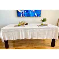 Large Natural tablecloth + 6 napkins