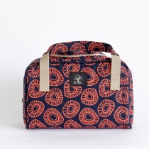 Cap Town handbag - Orange / Blue 