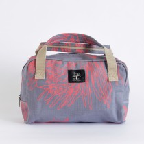Handbag Cap Town - grey / pink