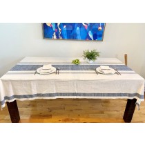 Large Gondara tablecloth - blue